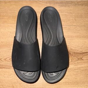 CROCS Women's Brooklyn Platform Slide Sandal